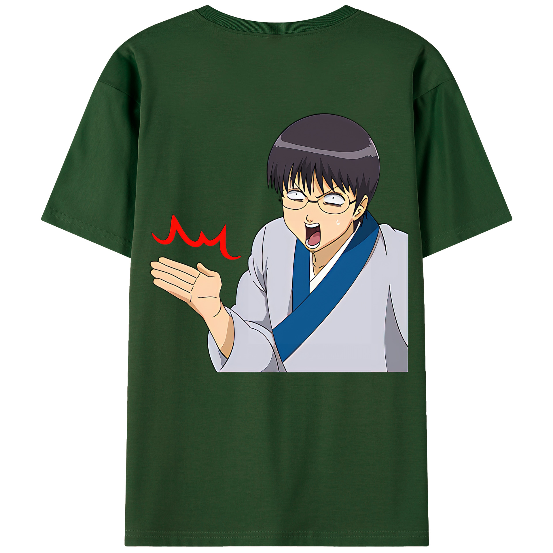 （画像用） ぎんたま 坂田銀時（さかたぎんとき） 神楽 志村新八（しむら しんぱち） GINTAMA Sakata Gintoki Kagura Shimura Shinpachi 綿100％半袖Tシャツ（背面プリント）